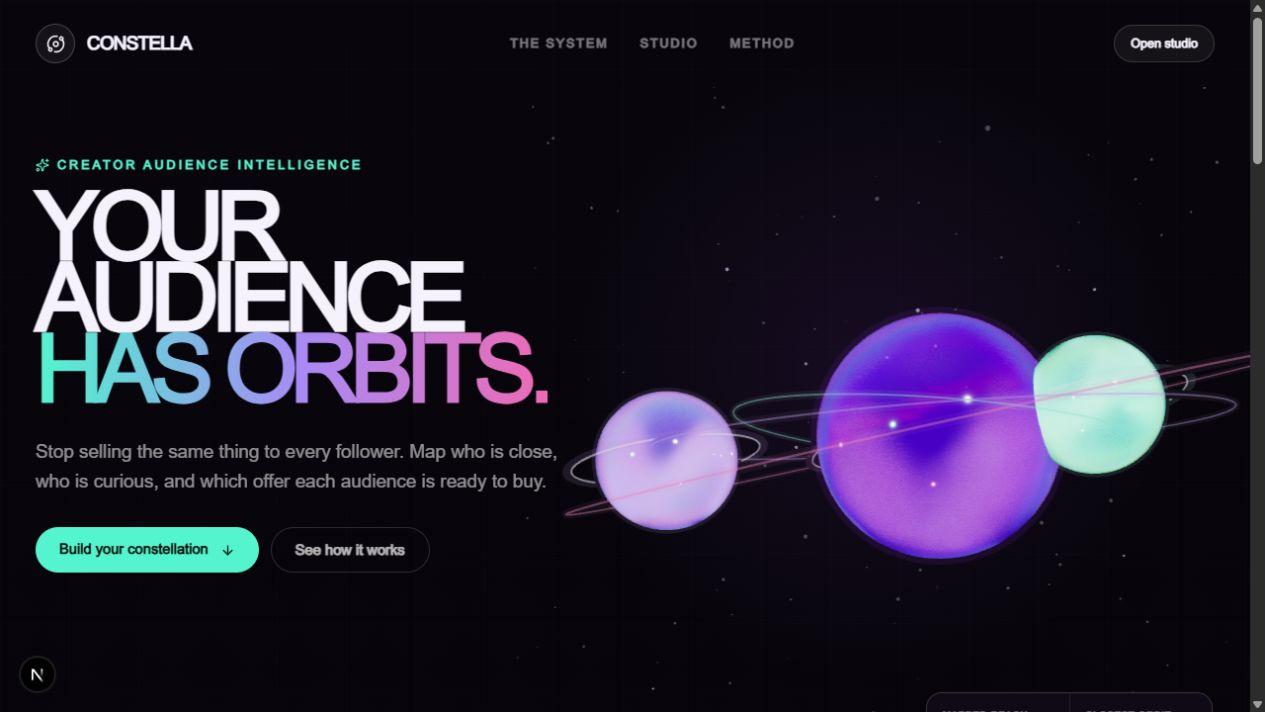 Constella interactive creator product demo